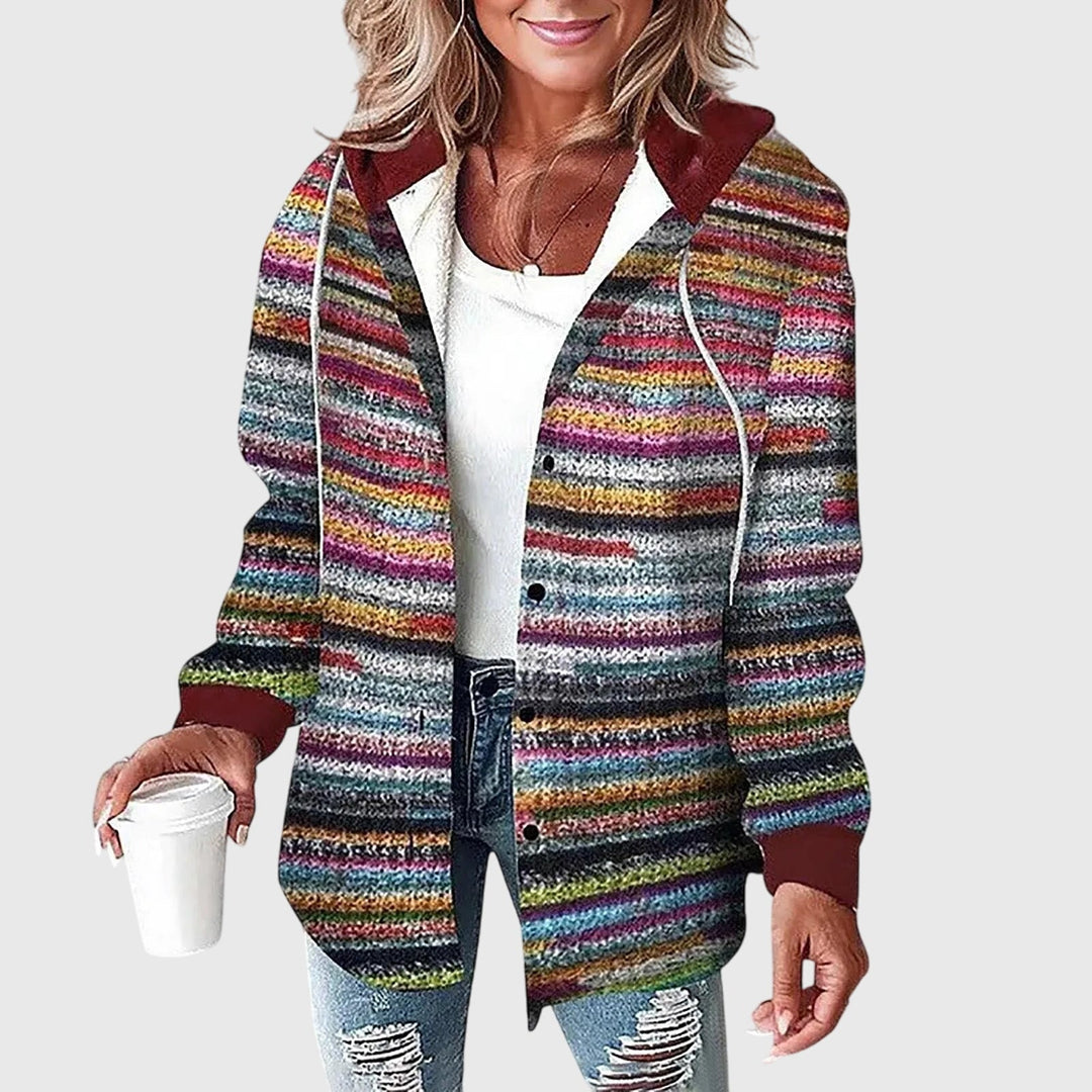 Martina | Dame Mesh Knapplukking Jakke
