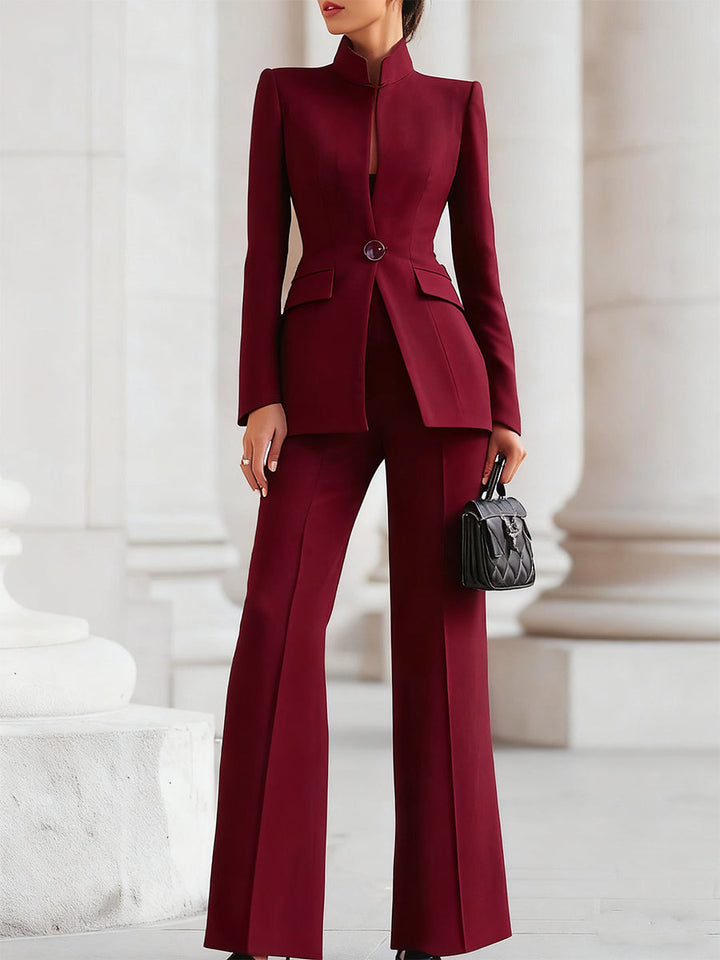 Sharie - Elegant Blazer &amp; Bukse Dress Set