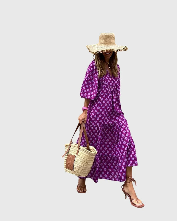Sarah – Boho-maxikjole