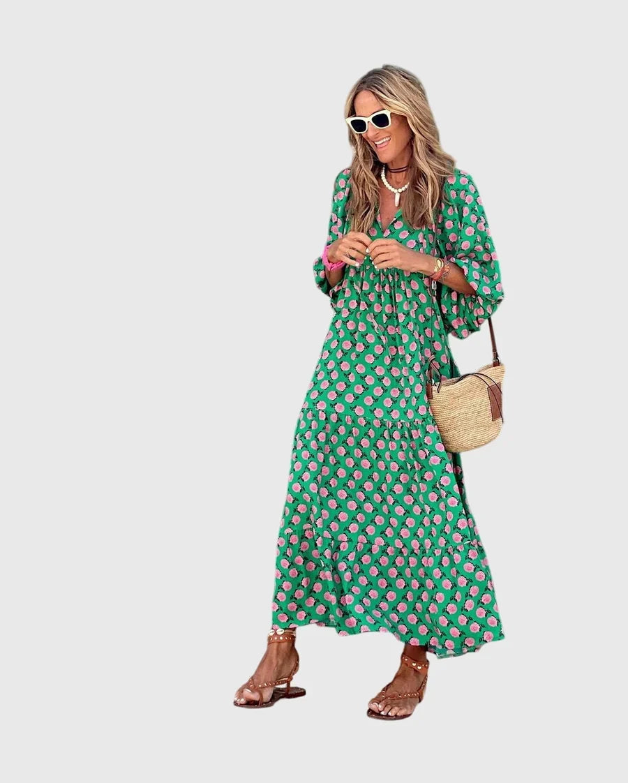 Sarah – Boho-maxikjole