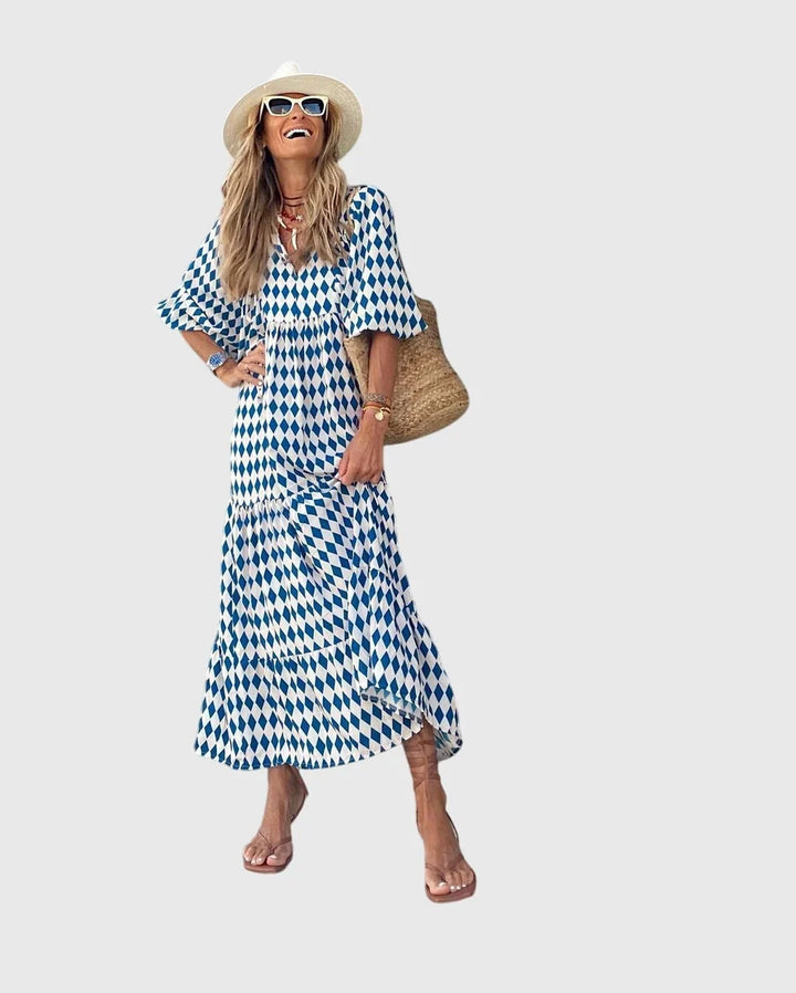 Sarah – Boho-maxikjole