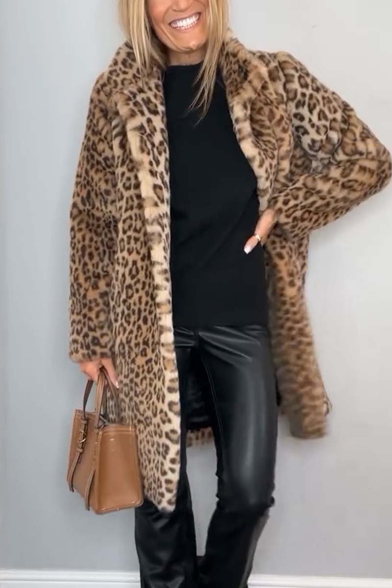 Rosa | Leopard Vinterjakke