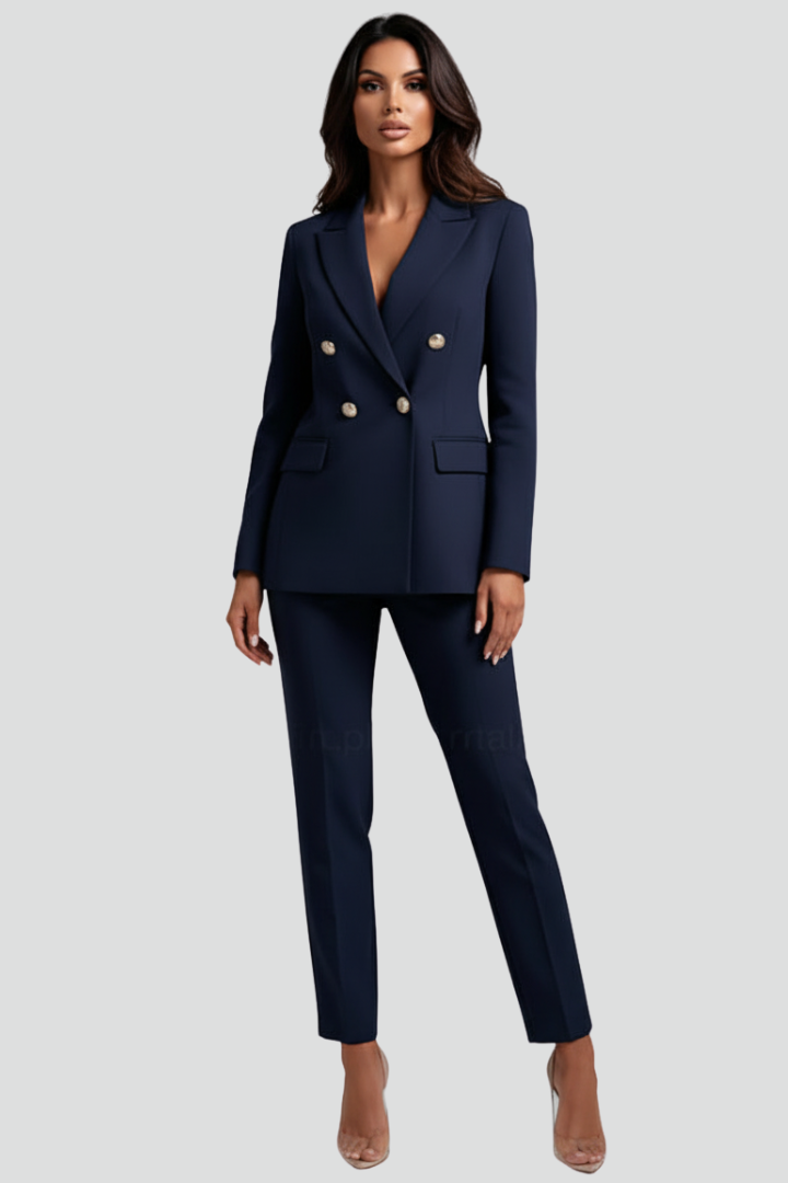 Sydney | Kvinne Tailored Blazer og Bukse Sett