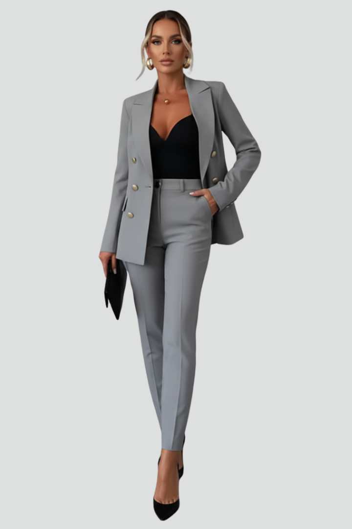 Sydney | Kvinne Tailored Blazer og Bukse Sett
