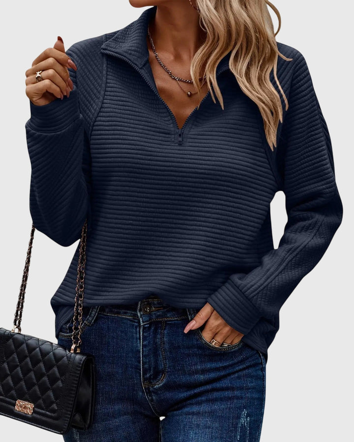 Abigail | Elegant Genser Med Glidelås