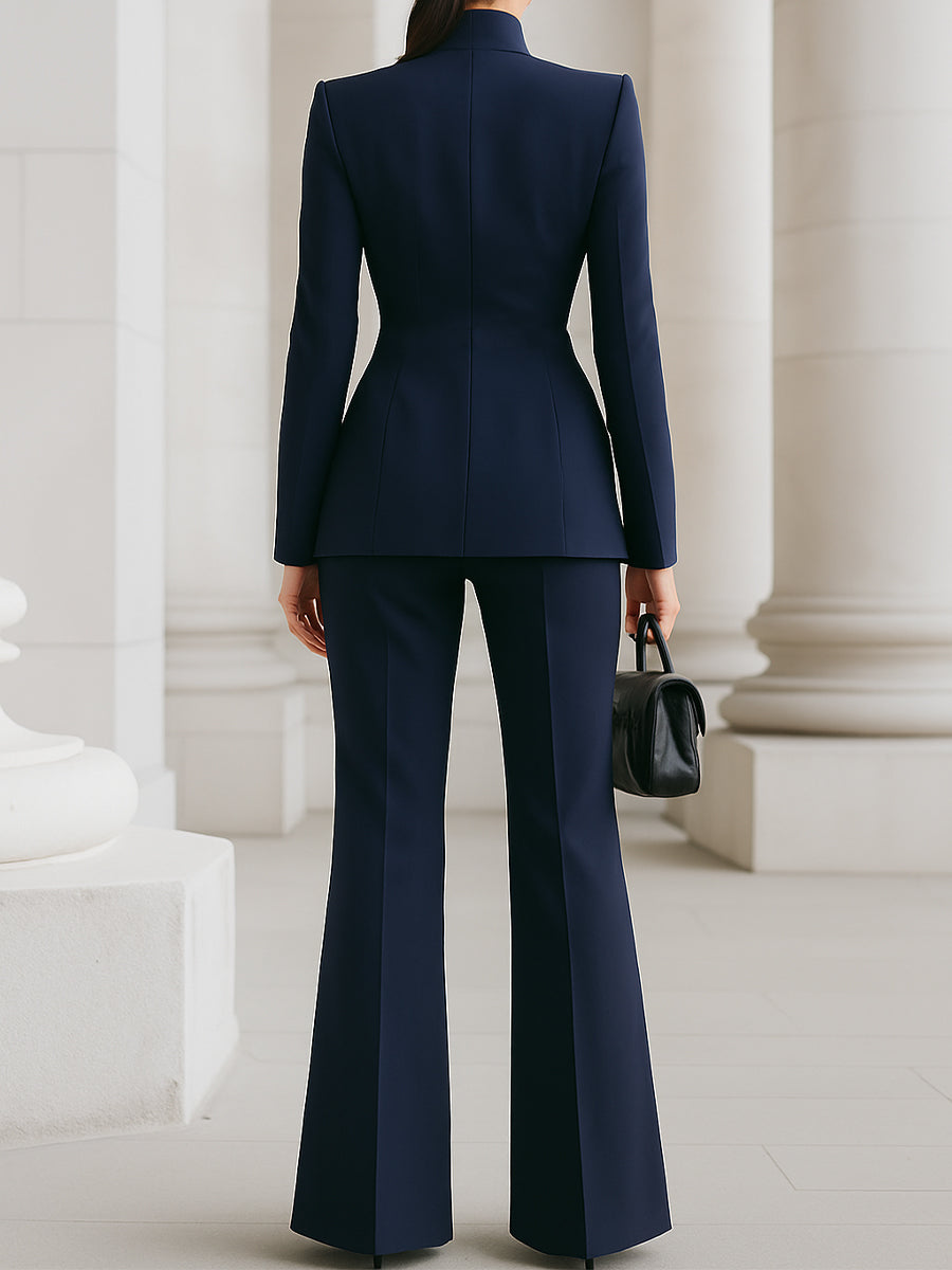 Sharie - Elegant Blazer &amp; Bukse Dress Set