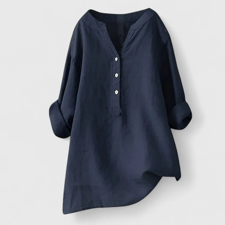 Larienne | Elegant Knappefront Skjorte