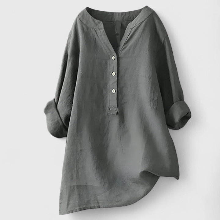 Larienne | Elegant Knappefront Skjorte