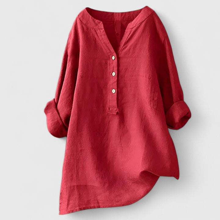 Larienne | Elegant Knappefront Skjorte