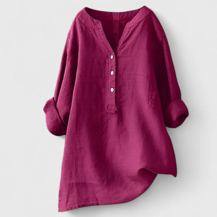 Larienne | Elegant Knappefront Skjorte