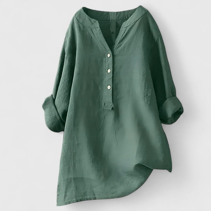 Larienne | Elegant Knappefront Skjorte