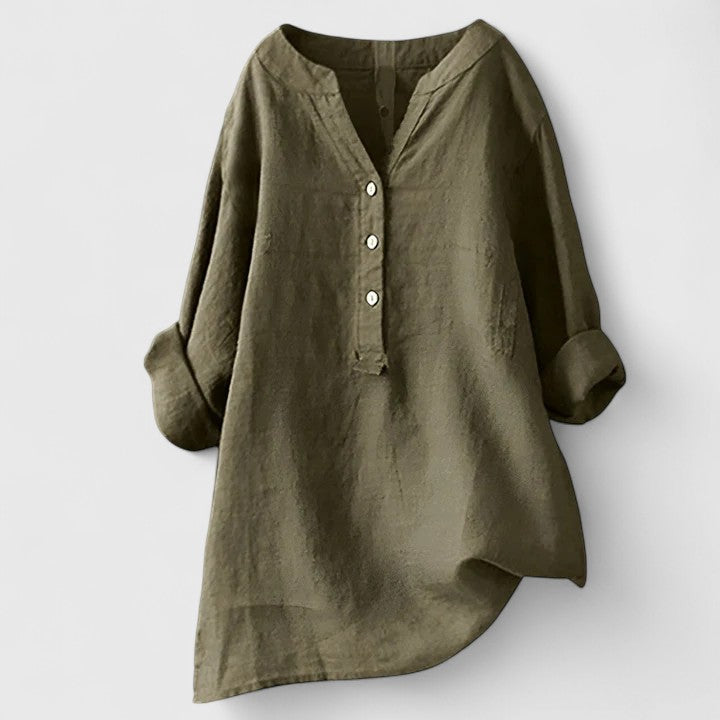 Larienne | Elegant Knappefront Skjorte