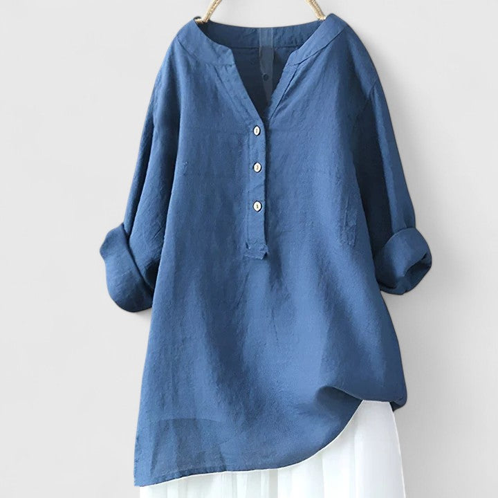 Larienne | Elegant Knappefront Skjorte