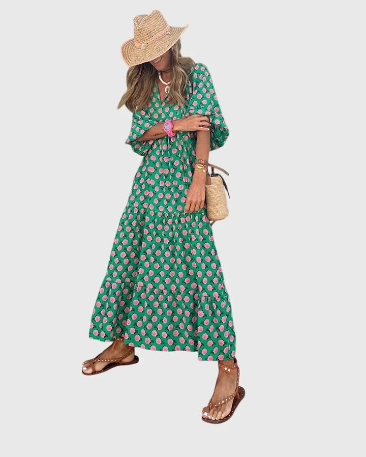 Sarah – Boho-maxikjole
