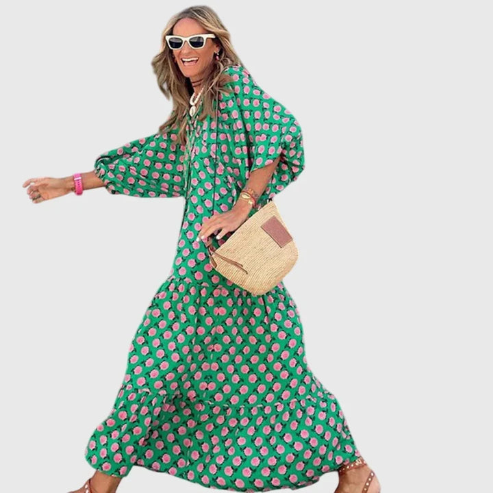 Sarah – Boho-maxikjole